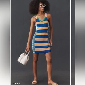 MOTHER The Chin Ups Mini Dress